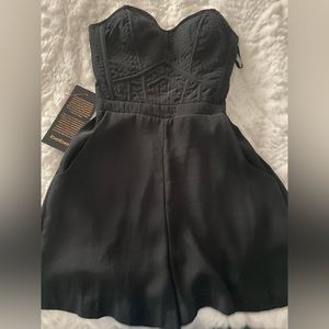 Black Bebe Romper